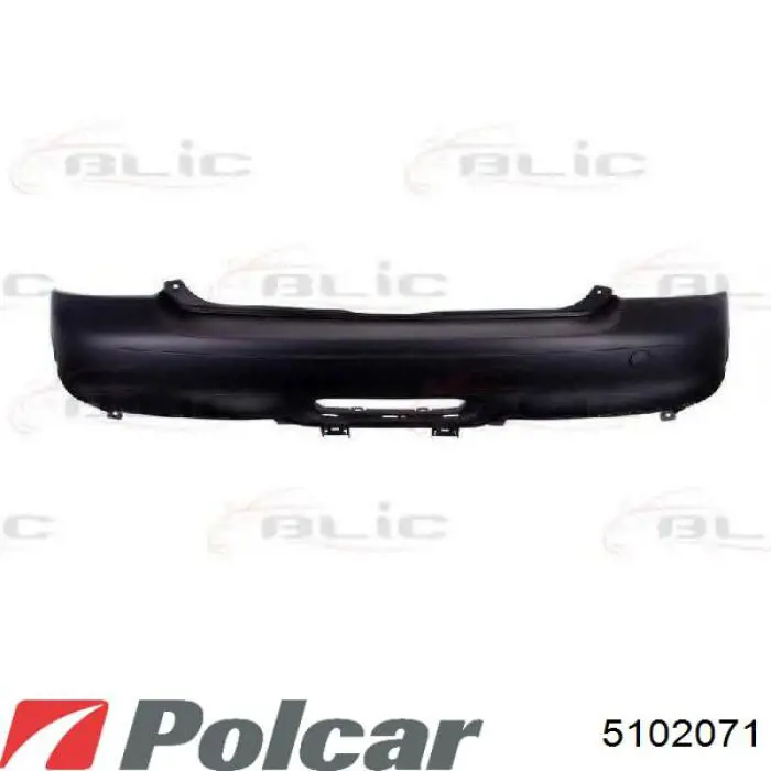 5102071 Polcar Бампер передний в сборе