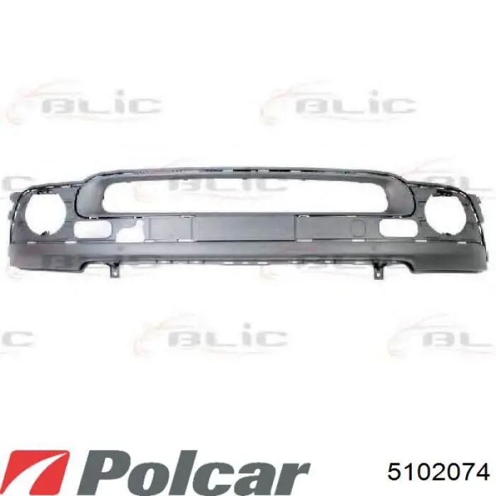 5102074 Polcar Бампер передний в сборе
