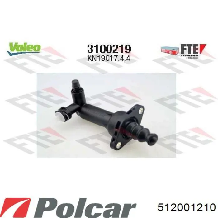 Рабочий цилиндр сцепления Polcar 512001210 цена, от 24.78 USD