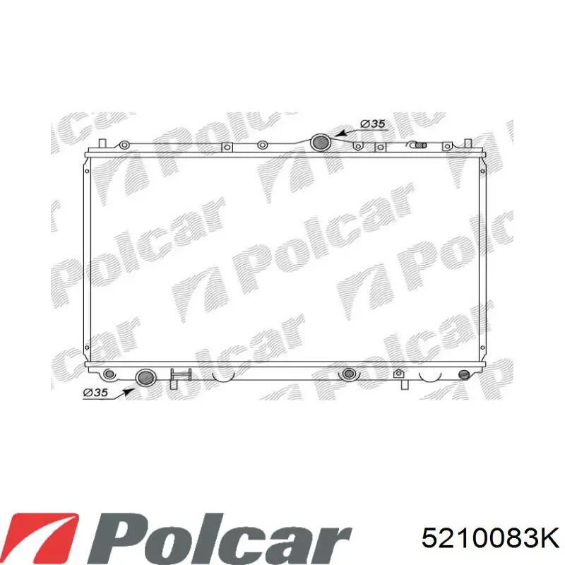 5210083K Polcar радиатор