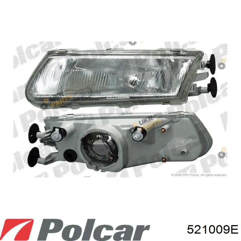 Фара левая 521009E Polcar