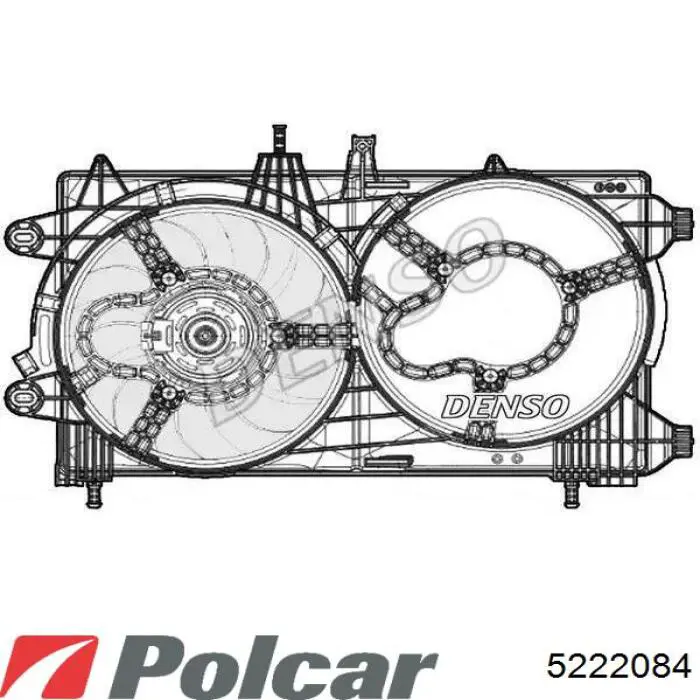 5222084 Polcar Радиатор основной