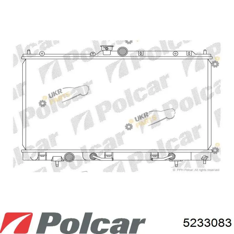 Радиатор 1350A049 Mitsubishi