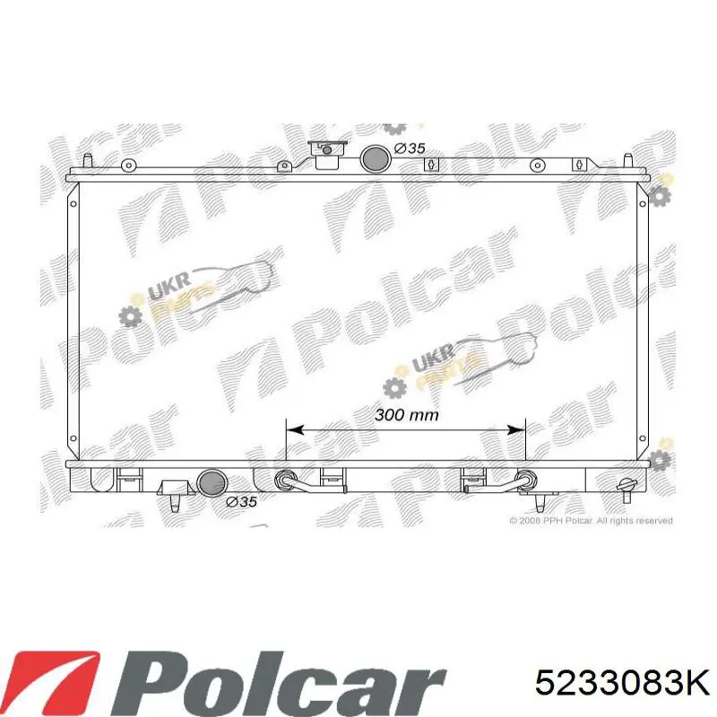 Радиатор 5233083K Polcar