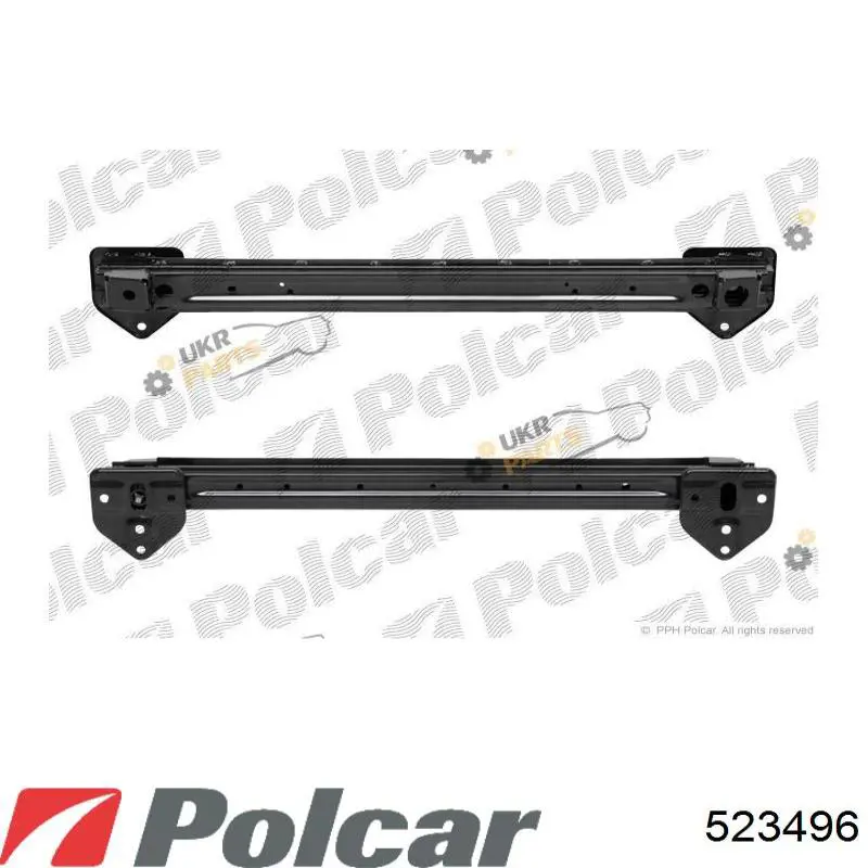 Задний бампер 523496 Polcar