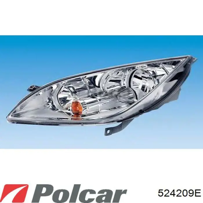 Левая фара 524209E Polcar