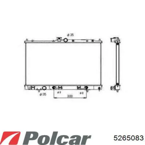 526508-3 Polcar радиатор