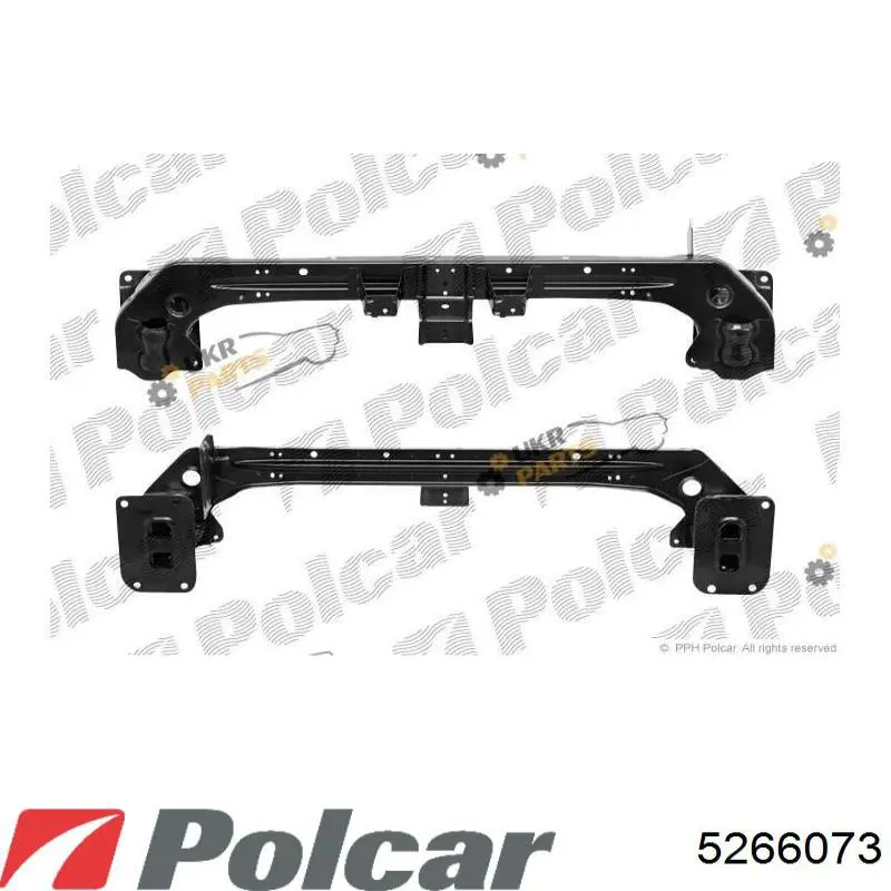 526607-3 Polcar усилитель бампера переднего