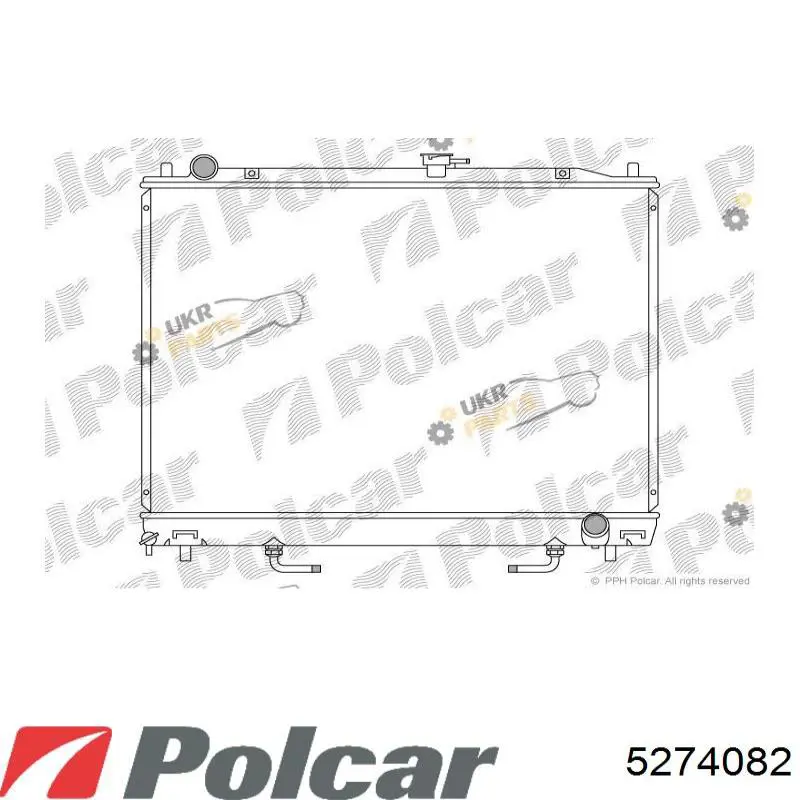 Радиатор 5274082 Polcar