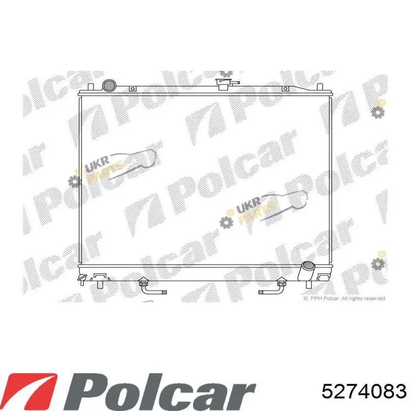 Радиатор 5274083 Polcar