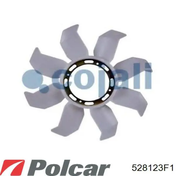 Вентилятор (крыльчатка) радиатора охлаждения Polcar 528123F1
