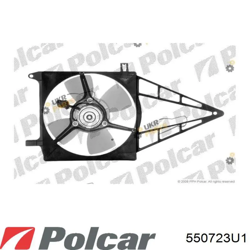 Электровентилятор охлаждения 550723U1 Polcar