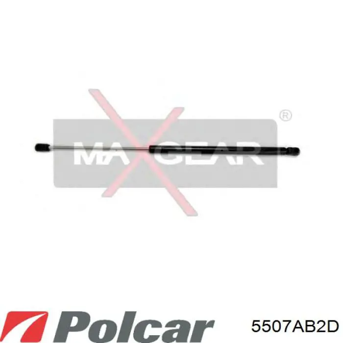 Амортизатор багажника 5507AB2D Polcar