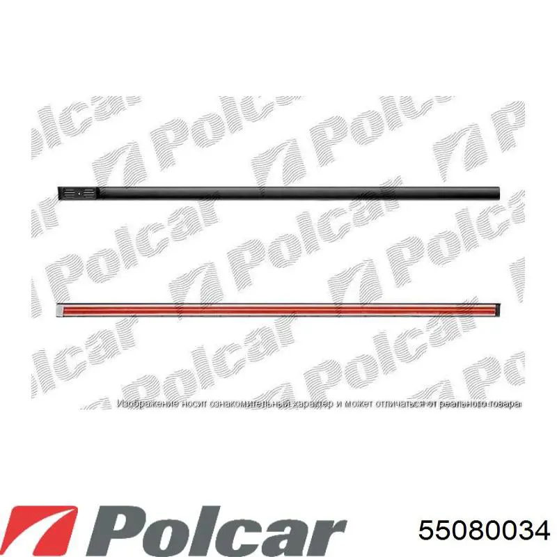 55080034 Polcar moldura da porta dianteira direita