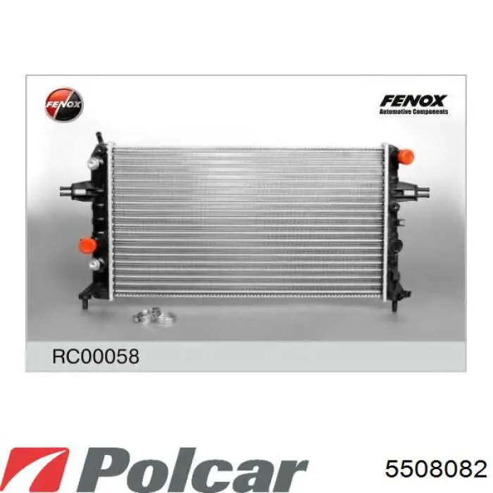 5508082 Polcar радиатор