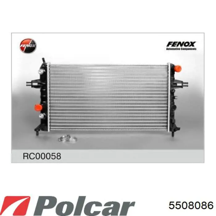 550808-6 Polcar радиатор