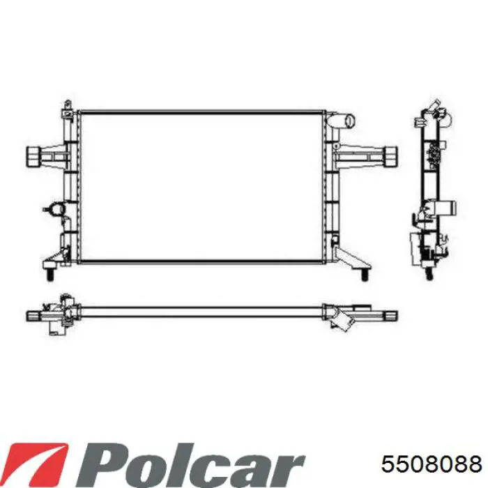 Радиатор 58012710 VAN Wezel