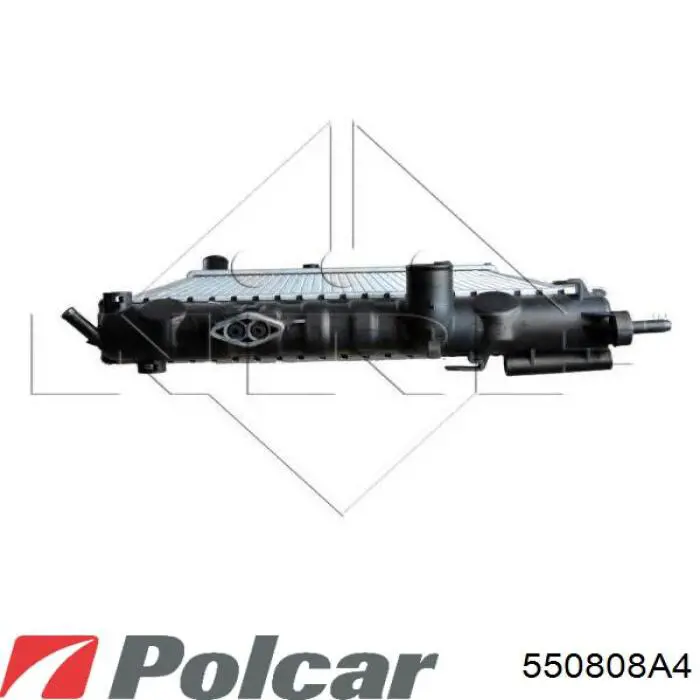 Радиатор охлаждения двигателя Polcar 550808A4 цена, от 55.75 USD
