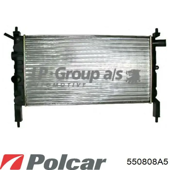 Радиатор охлаждения двигателя Polcar 550808A5 цена, от 45.90 USD