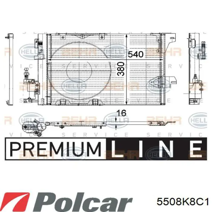 5508K8C1 Polcar Конденсатор