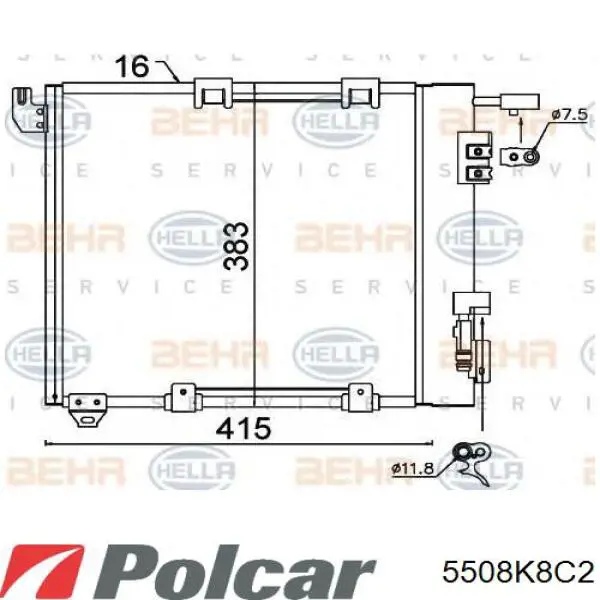 5508K8C2 Polcar Конденсатор