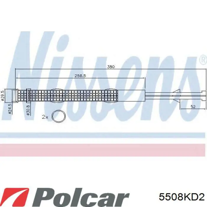 5508KD2 Polcar Ресивер-осушитель кондиционера