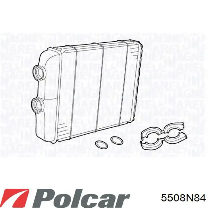 5508N84 Polcar Радиатор отопителя салона