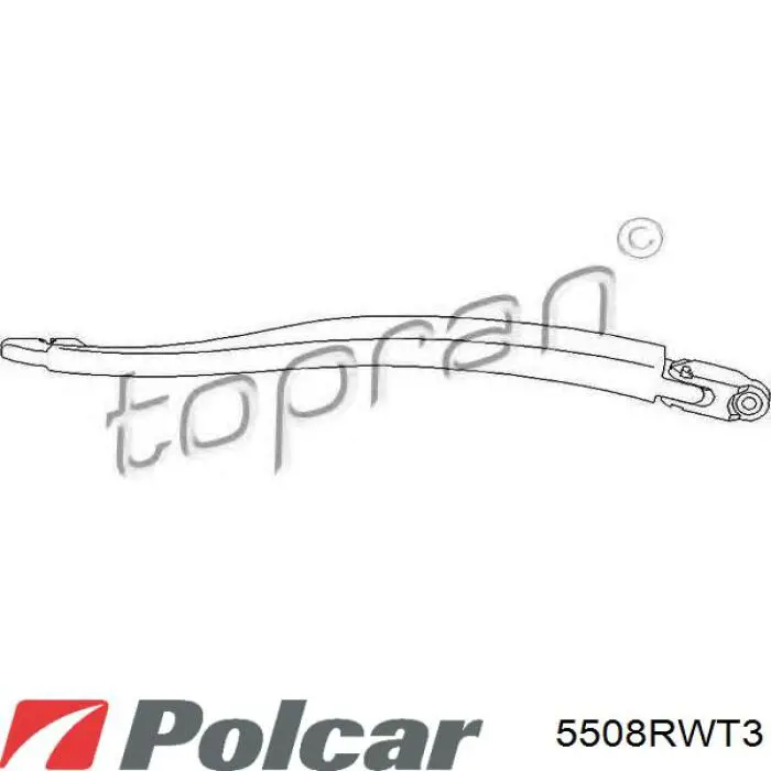 Рычаг-поводок стеклоочистителя заднего стекла 5508RWT3 Polcar