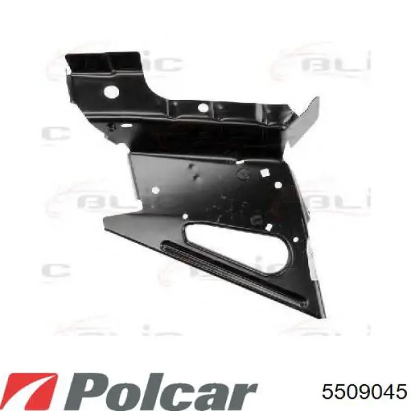 Купить 5509045 Polcar Суппорт радиатора левый (монтажная панель крепления фар)