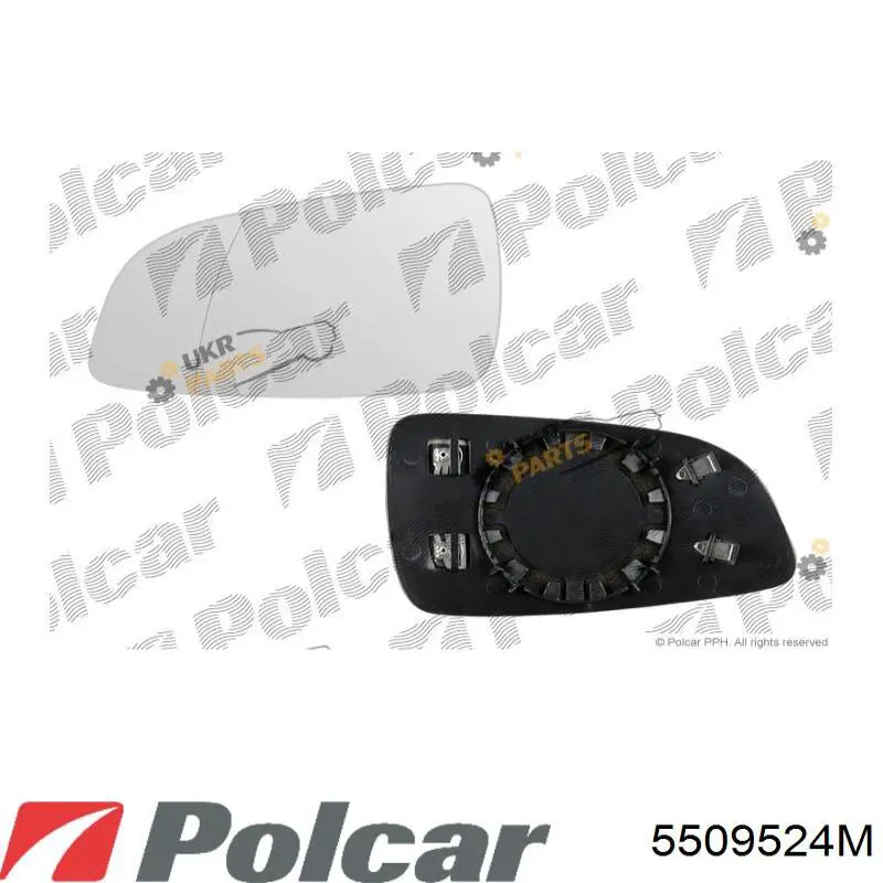 Правое боковое зеркало Opel 6428926