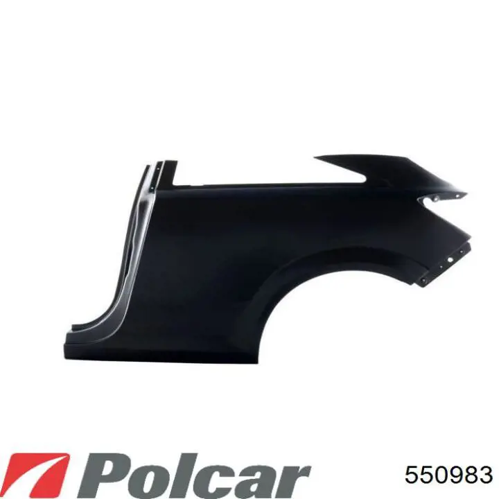 Крыло заднее левое 550983 Polcar