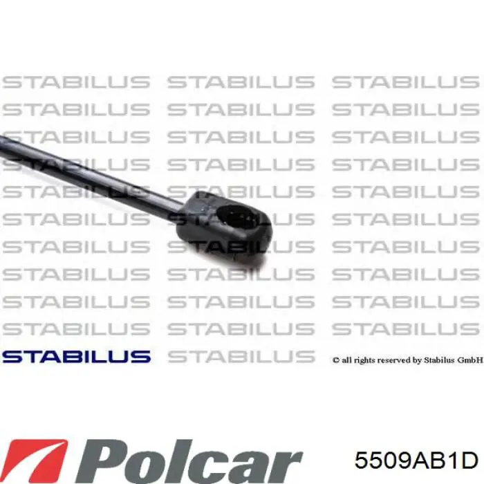 5509AB1D Polcar Амортизатор крышки багажника