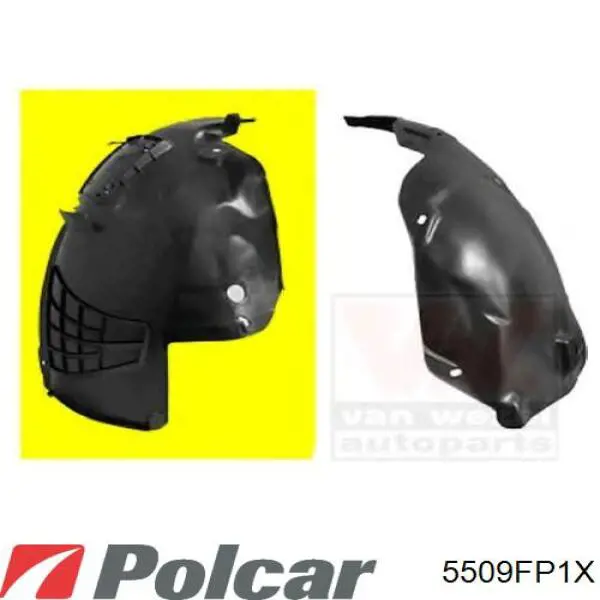 Подкрылок крыла переднего правый передний 5509FP1X Polcar