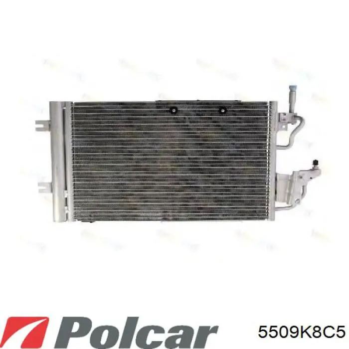 Радиатор кондиционера 5509K8C5 Polcar