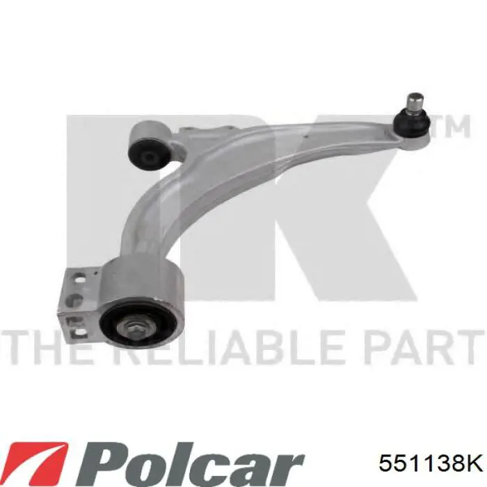 Рычаг передней подвески нижний правый 551138K Polcar
