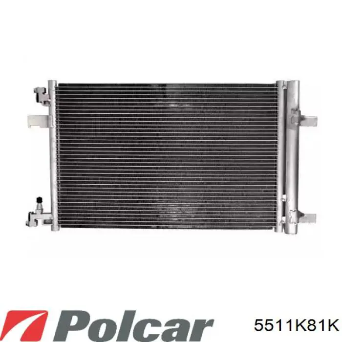 5511K81K Polcar радиатор кондиционера