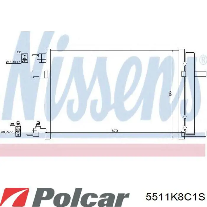 5511K8C1S Polcar Конденсатор