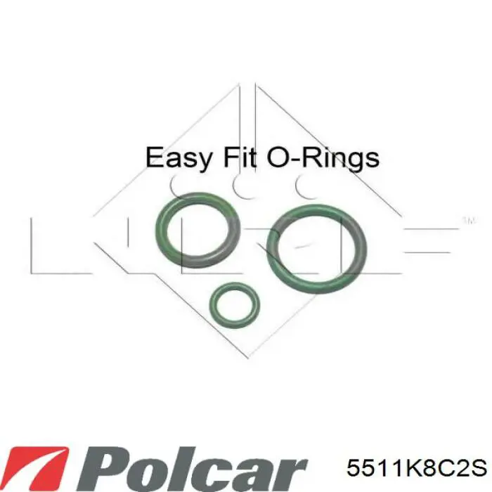 Конденсатор кондиционера Polcar 5511K8C2S цена, от 71.39 USD