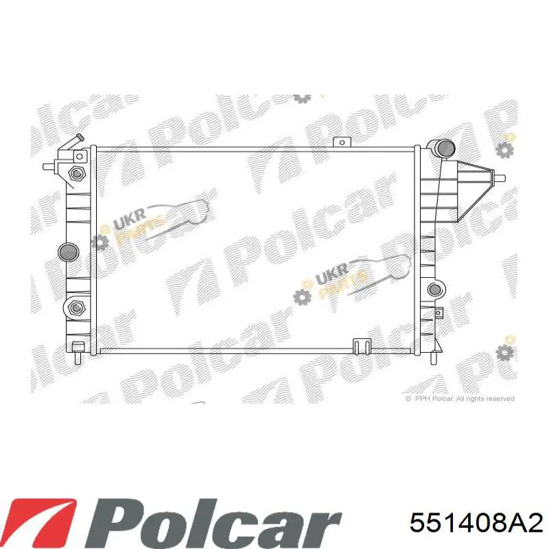 551408A2 Polcar радиатор