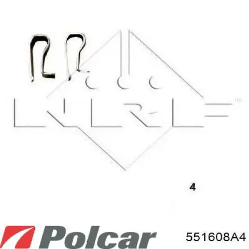 Радиатор охлаждения Polcar 5516080