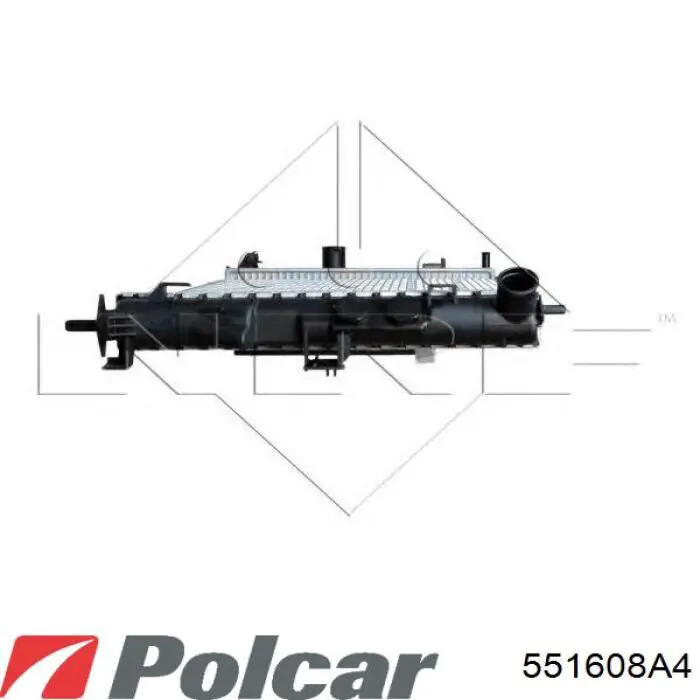 Купить 5516080 Polcar Радиатор водяной