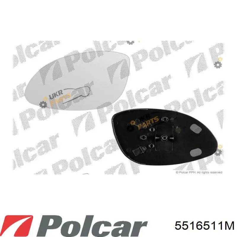 5516511M Polcar Левое боковое зеркало