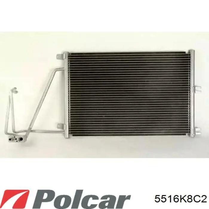 5516K8C2 Polcar радиатор кондиционера