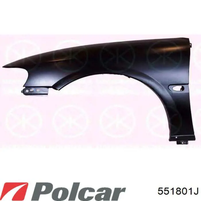 Купить 551801 Polcar Крыло переднее левое