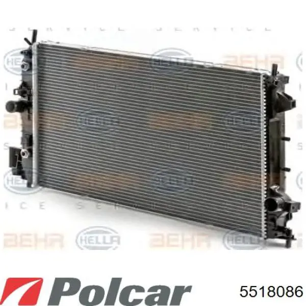 5518086 Polcar радиатор