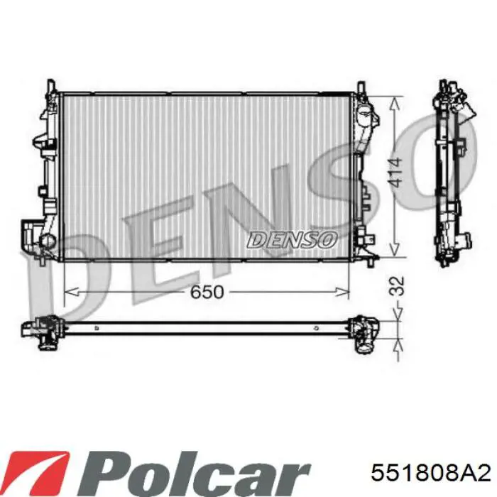 551808A2 Polcar радиатор
