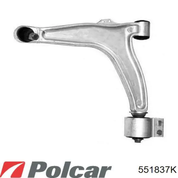 Левый рычаг передней нижней подвески Polcar 551837K цена, от 83.51 USD