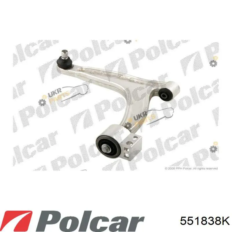 Купить 551838K Polcar Нижний правый рычаг передней подвески