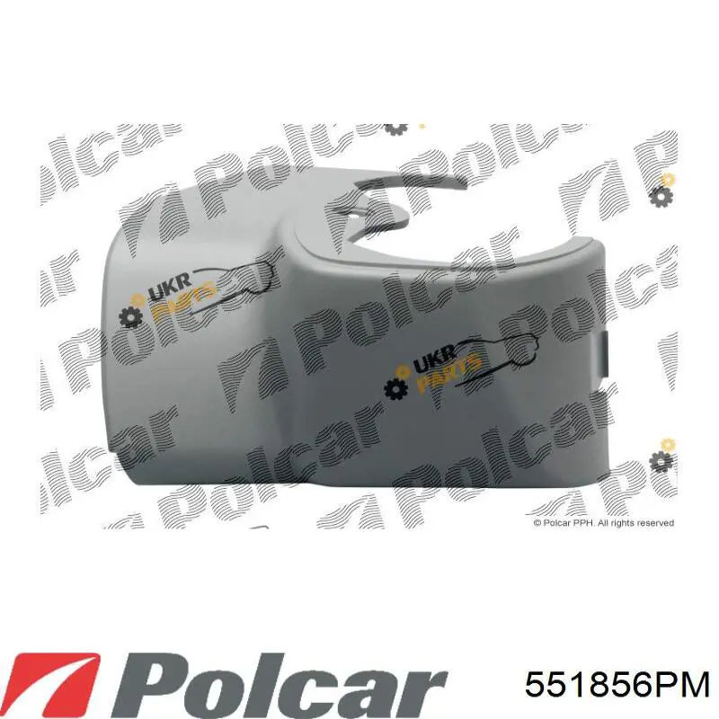 551856PM Polcar накладка (крышка зеркала заднего вида левая)