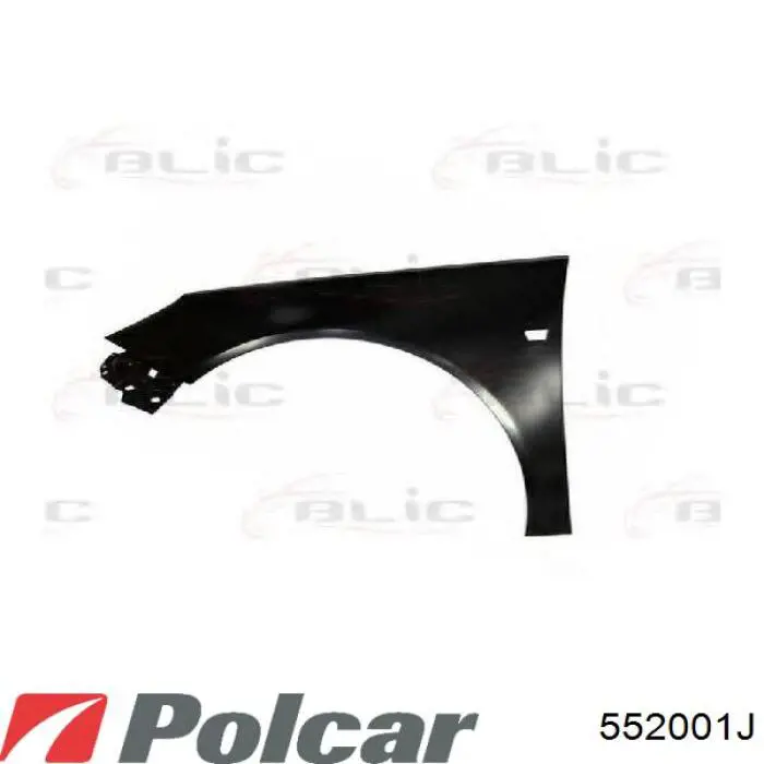 Купить 552001 Polcar Крыло переднее левое
